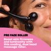 BABE ORIGINAL Facial Massage Pro Face Roller Face Massager Tool, Cooling Zinc Alloy, Dual-Headed Face Sculpting Tool for Firmness view 2