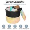 2PCS Tie Dyeing Art-156 Travel Cosmetic Bag: Your Ultimate Makeup Organizer & Bathroom Cases - With Drawstring, Cylindrical & Small Toiletry Bag view 2