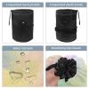 2PCS Tie Dyeing Art-156 Travel Cosmetic Bag: Your Ultimate Makeup Organizer & Bathroom Cases - With Drawstring, Cylindrical & Small Toiletry Bag view 3