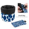 2PCS Art Leopard Print-293 Travel Cosmetic Bag Makeup Organizer Bag Bathroom Cases Toiletry Bag with Drawstring (Cylindrical bag and small bag) view 4