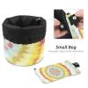 2PCS Colorful Tie Dyeing-51 Travel Cosmetic Bag Makeup Organizer, Drawstring Bathroom Cases - Cylindrical & Small Toiletry Bag view 4