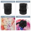 2PCS Colorful Tie Dyeing-39 Travel Cosmetic Bag Makeup Organizer, Drawstring Bathroom Cases - Cylindrical & Small Toiletry Bag view 3