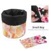 2PCS Colorful Tie Dyeing-39 Travel Cosmetic Bag Makeup Organizer, Drawstring Bathroom Cases - Cylindrical & Small Toiletry Bag view 4