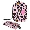 2PCS Art Leopard Print-254 Travel Cosmetic Bag Makeup Organizer: Stylish Bathroom Cases with Drawstring, Cylindrical & Small Toiletry Bag view 1