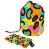 2PCS Leopard-355 Travel Cosmetic Bag Makeup Organizer, Drawstring Bathroom Cases - Cylindrical & Small Toiletry Bag view 1