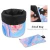 2PCS Leopard-317 Travel Cosmetic Bag Makeup Organizer Bag Bathroom Cases Toiletry Bag with Drawstring (Cylindrical bag and small bag) view 4
