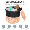 2PCS Aesthetic Tie Dyeing-212 Travel Cosmetic Bag: Your Ultimate Makeup Organizer & Bathroom Cases - With Drawstring, Cylindrical & Small Toiletry Bag view 2