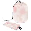 2PCS Colorful Tie Dyeing-13 Travel Cosmetic Bag Makeup Organizer Bag Bathroom Cases Toiletry Bag with Drawstring (Cylindrical bag and small bag) view 1