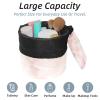 2PCS Colorful Tie Dyeing-13 Travel Cosmetic Bag Makeup Organizer Bag Bathroom Cases Toiletry Bag with Drawstring (Cylindrical bag and small bag) view 2