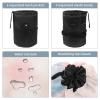 2PCS Colorful Tie Dyeing-13 Travel Cosmetic Bag Makeup Organizer Bag Bathroom Cases Toiletry Bag with Drawstring (Cylindrical bag and small bag) view 3