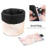 2PCS Colorful Tie Dyeing-13 Travel Cosmetic Bag Makeup Organizer Bag Bathroom Cases Toiletry Bag with Drawstring (Cylindrical bag and small bag) view 4