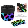 2PCS Colorful Leopard Design-343 Travel Cosmetic Bag Makeup Organizer, Drawstring Bathroom Cases - Cylindrical & Small Toiletry Bag view 4