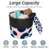 2PCS Leopard-315 Travel Cosmetic Bag Makeup Organizer, Drawstring Bathroom Cases - Cylindrical & Small Toiletry Bag view 2