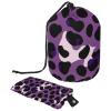 2PCS Art Leopard Print-322 Travel Cosmetic Bag Makeup Organizer: Stylish Bathroom Cases with Drawstring, Cylindrical & Small Toiletry Bag view 1