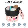 2PCS Colored Leopard Print-244 Travel Cosmetic Bag: Your Ultimate Makeup Organizer & Bathroom Cases - With Drawstring, Cylindrical & Small Toiletry Bag view 2