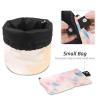 2PCS Colorful Tie Dyeing-5 Travel Cosmetic Bag Makeup Organizer Bag Bathroom Cases Toiletry Bag with Drawstring (Cylindrical bag and small bag) view 4