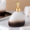 MAKEJ Mouthwash Cup Toothbrush Holder Toilet Decoration Sets Toilet Organizer Ceramic Bathroom Accessories Shampoo Dispenser view 3