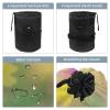 2PCS Tie Dyeing Art-97 Travel Cosmetic Bag Makeup Organizer Bag Bathroom Cases Toiletry Bag with Drawstring (Cylindrical bag and small bag) view 3