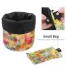 2PCS Tie Dyeing Art-173 Travel Cosmetic Bag Makeup Organizer Bag Bathroom Cases Toiletry Bag with Drawstring (Cylindrical bag and small bag) view 4