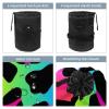 2PCS Colorful Leopard Design-344 Travel Cosmetic Bag: Your Ultimate Makeup Organizer & Bathroom Cases - With Drawstring, Cylindrical & Small Toiletry Bag view 3