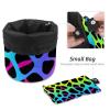 2PCS Colorful Leopard Design-344 Travel Cosmetic Bag: Your Ultimate Makeup Organizer & Bathroom Cases - With Drawstring, Cylindrical & Small Toiletry Bag view 4