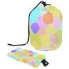 2PCS Tie Dyeing Art-121 Travel Cosmetic Bag Makeup Organizer Bag Bathroom Cases Toiletry Bag with Drawstring (Cylindrical bag and small bag) view 1