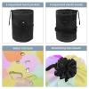 2PCS Tie Dyeing Art-121 Travel Cosmetic Bag Makeup Organizer Bag Bathroom Cases Toiletry Bag with Drawstring (Cylindrical bag and small bag) view 3