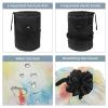 2PCS Tie Dyeing Art-171 Travel Cosmetic Bag Makeup Organizer, Drawstring Bathroom Cases - Cylindrical & Small Toiletry Bag view 3