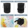 2PCS Aesthetic Tie Dyeing-221 Travel Cosmetic Bag Makeup Organizer Bag Bathroom Cases Toiletry Bag with Drawstring (Cylindrical bag and small bag) view 3