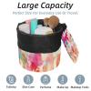 2PCS Colorful Tie Dyeing-67 Travel Cosmetic Bag Makeup Organizer, Drawstring Bathroom Cases - Cylindrical & Small Toiletry Bag view 2