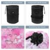 2PCS Colorful Tie Dyeing-15 Travel Cosmetic Bag Makeup Organizer, Drawstring Bathroom Cases - Cylindrical & Small Toiletry Bag view 3