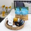 Guest Amenities, Toiletries and Essentials kit for Airbnb, VRBO, Rental Properties, Includes Slippers, Toiletries, Shower Cap, Dental Kit (Blue (Sunshine & Smiles), 10-pouch pack) view 3