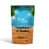 Guest Amenities, Toiletries and Essentials kit for Airbnb, VRBO, Rental Properties, Includes Slippers, Toiletries, Shower Cap, Dental Kit (Blue (Sunshine & Smiles), 10-pouch pack) view 4