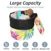 2PCS Colorful Tie Dyeing-41 Travel Cosmetic Bag Makeup Organizer Bag Bathroom Cases Toiletry Bag with Drawstring (Cylindrical bag and small bag) view 2