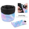 2PCS Leopard-323 Travel Cosmetic Bag Makeup Organizer, Drawstring Bathroom Cases - Cylindrical & Small Toiletry Bag view 4