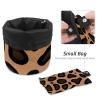 2PCS Colored Leopard Print-227 Travel Cosmetic Bag Makeup Organizer, Drawstring Bathroom Cases - Cylindrical & Small Toiletry Bag view 4