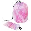 2PCS Colorful Tie Dyeing-11 Travel Cosmetic Bag Makeup Organizer, Drawstring Bathroom Cases - Cylindrical & Small Toiletry Bag view 1