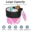 2PCS Colorful Tie Dyeing-11 Travel Cosmetic Bag Makeup Organizer, Drawstring Bathroom Cases - Cylindrical & Small Toiletry Bag view 2