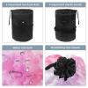 2PCS Colorful Tie Dyeing-11 Travel Cosmetic Bag Makeup Organizer, Drawstring Bathroom Cases - Cylindrical & Small Toiletry Bag view 3