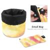 2PCS Colorful Tie Dyeing-38 Travel Cosmetic Bag Makeup Organizer: Stylish Bathroom Cases with Drawstring, Cylindrical & Small Toiletry Bag view 4