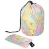 2PCS Tie Dyeing Art-184 Travel Cosmetic Bag: Your Ultimate Makeup Organizer & Bathroom Cases - With Drawstring, Cylindrical & Small Toiletry Bag view 1