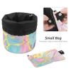 2PCS Tie Dyeing Art-184 Travel Cosmetic Bag: Your Ultimate Makeup Organizer & Bathroom Cases - With Drawstring, Cylindrical & Small Toiletry Bag view 4
