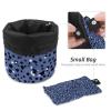 2PCS Colorful Leopard Design-367 Travel Cosmetic Bag Makeup Organizer, Drawstring Bathroom Cases - Cylindrical & Small Toiletry Bag view 4