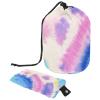 2PCS Tie Dyeing Art-142 Travel Cosmetic Bag Makeup Organizer: Stylish Bathroom Cases with Drawstring, Cylindrical & Small Toiletry Bag view 1