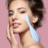 Silicone Facial Massage Roller, Face Massager Skin Lifting Tool Shapes Face Curves, Skin Care Beauty Lifting Contouring Massage Tool Reduces Tiredness Promote Circulation for Women (Blue) view 1