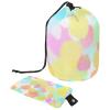2PCS Tie Dyeing Art-114 Travel Cosmetic Bag Makeup Organizer: Stylish Bathroom Cases with Drawstring, Cylindrical & Small Toiletry Bag view 1