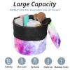 2PCS Tie Dyeing Art-117 Travel Cosmetic Bag Makeup Organizer Bag Bathroom Cases Toiletry Bag with Drawstring (Cylindrical bag and small bag) view 2