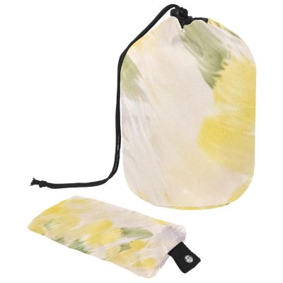 2PCS Tie Dyeing Art-116 Travel Cosmetic Bag: Your Ultimate Makeup Organizer & Bathroom Cases - With Drawstring, Cylindrical & Small Toiletry Bag