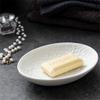 MAKEJ Ceramic White Bathroom Accessory Sets Decoration Toothbrush Cup Shampoo Dispenser Soap Dish Creative Toilet Organizer Supplies view 4