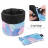 2PCS Leopard-325 Travel Cosmetic Bag Makeup Organizer Bag Bathroom Cases Toiletry Bag with Drawstring (Cylindrical bag and small bag) view 4